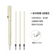 華夏萬(wàn)卷 0.7mm中性筆 三角筆桿初學(xué)者矯姿練字筆學(xué)生成人硬筆書(shū)法寫(xiě)字筆 商務(wù)辦公用品直液式黑色簽字筆 1筆3芯 
