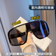 簡(jiǎn)時(shí)行騎行眼鏡男女款墨鏡戶(hù)外運動(dòng)防風(fēng)護目鏡登山滑雪公路自行車(chē)太陽(yáng)鏡 黑框變色款
