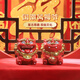 伊文兔（THE RABBIT IVEN）歡喜風(fēng)獅爺擺件辦公室解壓擺件鎮(zhèn)紙國(guó)潮醒獅生日禮物創(chuàng)意文創(chuàng)禮物 歡喜風(fēng)獅爺擺件一對(duì)（古典紅）