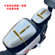 夢(mèng)奇電動(dòng)電瓶車坐墊套防曬DM6/DE8雅迪冠能DM2/3座套新國(guó)標(biāo)座墊套防水 銀格紋-大前座+小后座