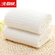 北極絨嬰兒浴巾純棉紗布6層加大A類(lèi)新生嬰幼兒童浴巾全棉寶寶洗澡裹巾 六層白色純色【105*105cm】