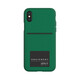 錦灝 adidas阿迪達斯iPhone11ProMax手機殼時尚潮流蘋果XR防摔三葉草網(wǎng)紅保護套防摔 5.8英寸蘋果X/XS 背插卡款綠色
