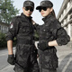 律盾迷彩服套裝男戶外純棉工作服軍訓(xùn)服cs拓展訓(xùn)練服防刮耐磨戰(zhàn)術(shù)服 純棉黑鷹升級優(yōu)化版套裝 XL/175