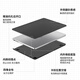 INCASEDots適用于25/24/22款蘋果MacBook Air 13.6英寸保護套蘋果M4/M3/M2保護殼纖薄便攜磨砂透明黑色
