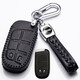 馬洛克吉普車(chē)鑰匙套高檔自由光指南者大指揮官大切諾基扣鑰匙保護套 A款黑色（智能兩鍵）