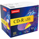 聯(lián)想（Lenovo） 空白光盤(pán) DVD-R刻錄光盤(pán)  DVD+R車(chē)載數據16X 4.7G CD-R 精致盒裝（10片單片裝）