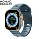 NOMAD美國(guó)適用蘋果apple watch10手表表帶Ultra2氟橡膠S10/9/8/7/SE運(yùn)動(dòng)iwatch硅膠表帶夏天透氣親膚 海洋藍(lán)【38/40/41mm通用】氟橡膠表帶