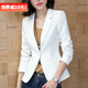 DGPZ小西裝女商務休閑小DGPZ西服OL通勤短外套英倫風小西裝YZH9506 白色9506長 4XL