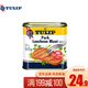 郁金香（TULIP）【滿199減 100】丹麥進(jìn)口午餐肉罐頭 即食罐頭火腿火鍋菜香腸片 午餐肉罐頭 340g*1罐