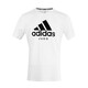 adidas阿迪達斯T恤 男士圓領(lǐng)短袖運動(dòng)休閑圓領(lǐng)T恤舒適運動(dòng)潮流透氣上衣 白色 ADICTJ-WB-1  M