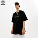 BEASTER短袖T恤男女同款國潮牌基礎款純色休閑圓領(lǐng)上衣易穿搭 黑色 L