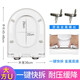 科尼威 馬桶蓋通用加厚座便器坐便器蓋板緩降馬桶蓋U型V型O型老式 加厚快拆金屬座大方U型(上裝)