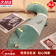 飾鹿熊冰絲乳膠抱枕長(cháng)條枕頭女生側睡夾腿專(zhuān)用臥室床上睡覺(jué)靠枕男生款夏 【乳膠涼感絲長(cháng)抱枕】恐龍 四季款160CM【獨立內膽 可拆洗】