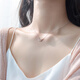 ?，斪帜竁銀項(xiàng)鏈女生韓版銀吊墜女清新森系頸鏈生日禮物送女朋友 字母W項(xiàng)鏈