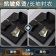 羅蒙（ROMON）高檔感白色長袖襯衫男春秋季結(jié)婚正裝伴郎高端免燙休閑西裝襯衣 黑色+黑色 2件長袖 L/39碼120-140斤