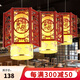 木頭記   中式吊燈中國風(fēng)火鍋店仿古實木餐廳客廳燈古典羊皮燈中式燈具 3069-D款帶光源