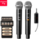 山水（SANSUI）無線話筒一拖二帶接收器有線話筒家庭KTV舞臺卡拉OK唱歌會議手持專業(yè)U段麥克風 山水M20充電2支無線話筒