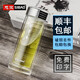 思寶玻璃杯男碧潭春雙層車(chē)載便攜帶把直筒隔熱夏季泡茶杯男高硼硅大容量透明高檔簡(jiǎn)約辦公女 460ml