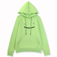 OLLYMURS我的Dream smp世界同款衛衣連帽衫秋薄款男女熒光綠加絨衣服兒童 果綠色003 M（90斤160CM以下）