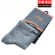 jeep吉普夏季百搭薄款襪子男士中筒襪運動(dòng)健身吸汗純棉長(cháng)襪男 淺灰 均碼（24-26cm）