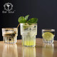 酒吧靈魂 鋼化玻璃威士忌杯雞尾酒杯 北歐ins酒吧KTV啤酒杯水杯 多功能杯小號【160ml】