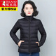 啄木鳥(niǎo)（TUCANO）棉衣女2025秋冬新款顯瘦百搭女棉服寬松輕薄短款小棉襖時(shí)尚外套女 立領(lǐng)黑色 XL 建議115-130斤