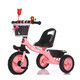 XBEIER 兒童三輪車腳踏車手推車2-3-5-6歲寶寶嬰幼兒溜娃小孩推車輕便 豪華款粉色