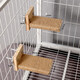 貓爬梯子貓爬架貓籠一體實(shí)木樓梯不占地貓咪跳臺爬柱貓抓架貓玩具 S號松木爬梯配麻繩*2