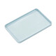 密胺塑料長(cháng)方形托盤(pán)商用酒店蛋糕托盤(pán)家用水杯托盤(pán)茶杯盤(pán)客廳收納盤(pán) 中號青色托盤(pán)33x23x2.2cm