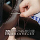 頭層牛皮汽車(chē)方向盤(pán)套手縫真皮四季通用網(wǎng)紅夏季透氣把套吸汗防滑 (頭層牛皮)光面-咖色帶線(xiàn)