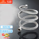九牧（JOMOO）水管不銹鋼編制軟管雙頭四分馬桶進水軟管耐高溫廚房龍頭進水管 【4】不銹鋼雙扣管-60cm