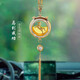 卡麗蒂（KALIDI）汽車香水掛件2025年新款一路平安鹿香薰車內(nèi)吊飾高檔車載掛飾男女 馬到成功-金色掛鏈款-香水掛件