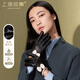 上海故事真皮手套女保暖簡(jiǎn)約蝴蝶結加絨內里戶(hù)外騎行防水防寒手套 SSS23ST12黑色 M