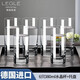 LEGLE 德國進(jìn)口水晶玻璃杯家用水杯套裝公司商務(wù)接待茶杯高檔冷飲杯 6支380ml水晶杯+托盤(pán)