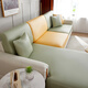藝被（yibei） 防水科技布沙發(fā)套罩全包套墊四季通用款坐墊防貓抓翻新皮沙發(fā)笠 抹茶色 靠背套：寬30-50cm 長(cháng)60-85cm