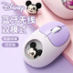 迪士尼（DISNEY）無(wú)線(xiàn)藍牙鼠標女生小巧可充電式雙模人體工學(xué)辦公靜音高顏值舒適手感適用于筆記本電腦ipad平板輕音 米奇-紫色【藍牙雙模/超長(cháng)續航/舒適手感】