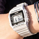 卡西歐（CASIO）手表 復古小方塊 學(xué)生多功能防水 戶(hù)外運動(dòng)電子表 情侶表 W-215H-7A