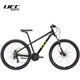 UCC運動自行車阿帕奇HD山地車鋁合金車架27.5輪徑油壓碟剎禧瑪諾變速 叢影黑 420mm/L建議身高172-185