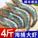 大蝦4斤白蝦基圍蝦青蝦新鮮冷凍海蝦冰蝦鮮蝦生鮮蝦類 11-13cm 4斤裝[凈蝦2.8-3斤]