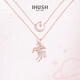 俏物悄語（ihush）IHUSH/俏物悄語星月獨(dú)角獸項(xiàng)鏈女玫金色鎖骨鏈網(wǎng)紅小眾 玫瑰金色