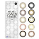 CandyMagic 日本直郵Secret Candy_magic 1day美瞳日拋彩色隱形眼鏡20片裝 No.5 Black 450度