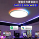 OQD電競房吸頂燈rgb已接入米家APP智能吸頂燈RGB七彩燈電競房?jì)和?黃金40cm38w背面七彩語(yǔ)音智能無(wú)