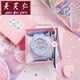 美芙仁 獨角獸電子手表女ins學(xué)院風(fēng)學(xué)生表韓版簡(jiǎn)約閨蜜一對兩三人防水男 藍色 加電池+表盒+手鏈