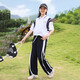 方糖姑娘初中生夏裝少女新款2025高中學(xué)生時(shí)尚校服POLO衫短袖兩件套裝運動(dòng) 20151BSQ白色套裝 M