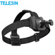 TELESIN(泰迅)運動相頭帶適配gopro13配件大疆a(chǎn)ction5pro 4帽夾insta360頭戴鴨舌帽固定拍攝支架