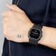 卡西歐（CASIO）G-shock小方塊男表經(jīng)典表 多功能運動(dòng)學(xué)生手表數字顯示電子表 純黑帆布表帶DW-5600BBN-1