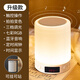 AWKICI藍牙音箱小夜燈RGB時鐘音響床頭臥室燈七彩氛圍音樂浪漫情趣燈夜光睡眠臺燈 白色【音箱+小夜燈+時鐘】