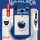 機旺馬vivoy5s手機殼磨砂硅膠全包邊vivoy5s防摔保護(hù)套個性創(chuàng)意男女網(wǎng)紅抖音漫畫軟殼潮 洗衣機 vivo y5s【全屏鋼化膜+支架掛繩】