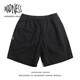 MADNESS HOUSE潮牌夏季休閑短褲男士純棉寬松五分褲女生百搭大褲衩沙灘褲 黑色 2XL（160-170斤）