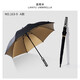 藍雨（LANYU）雨傘定制印logo廣告長柄訂做商務禮品傘印刷可印圖案酒店晴雨兩用 金膠#27寸加大纖維163-9JA